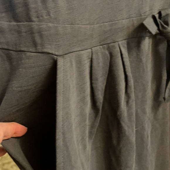 J Crew Black Cotton T Shirt Dress M NWT - Picture 8 of 9